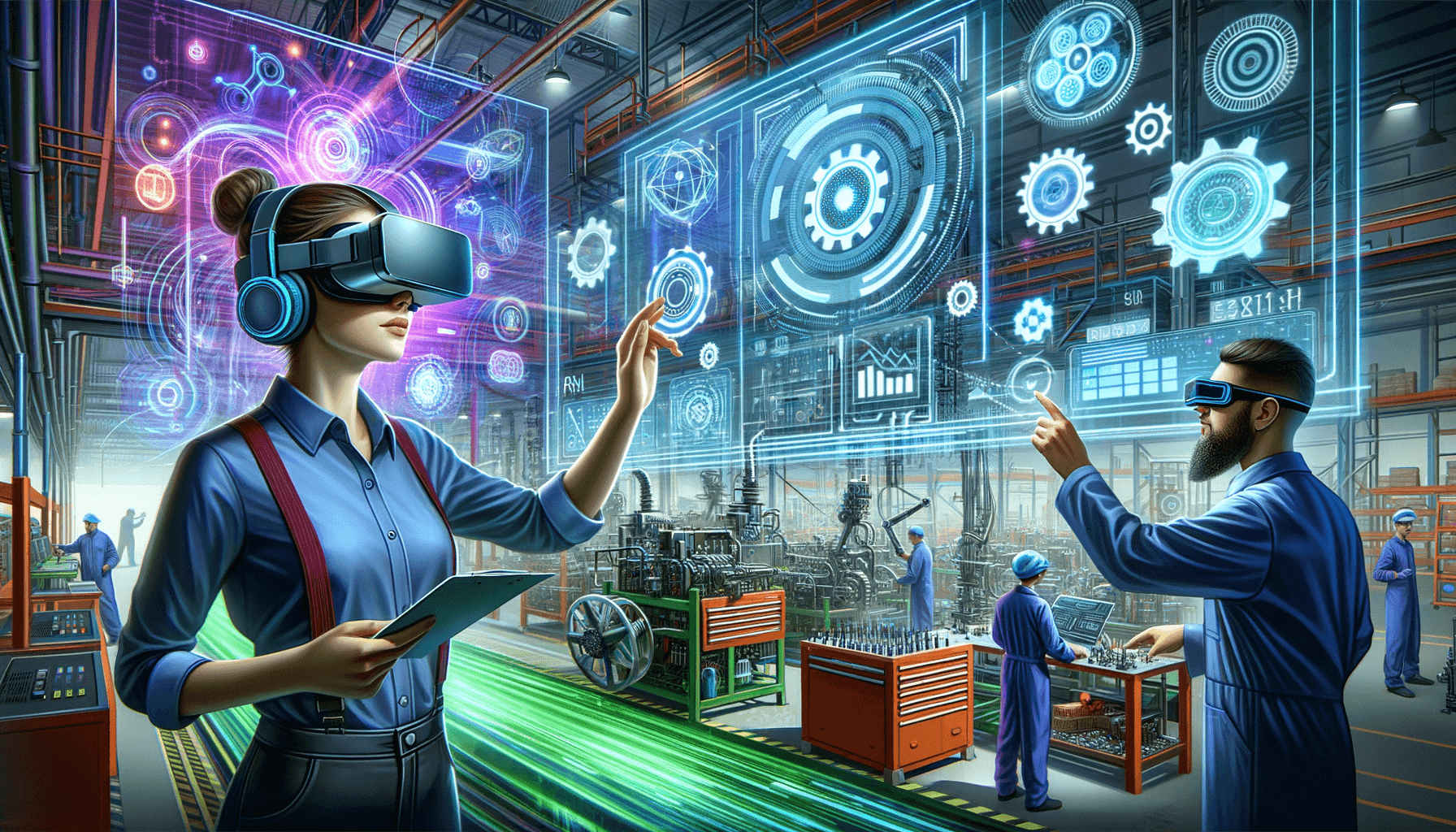 "Revolutionize your workforce with AR and VR training technologies - the future of effective and risk-free learning in manufacturing"